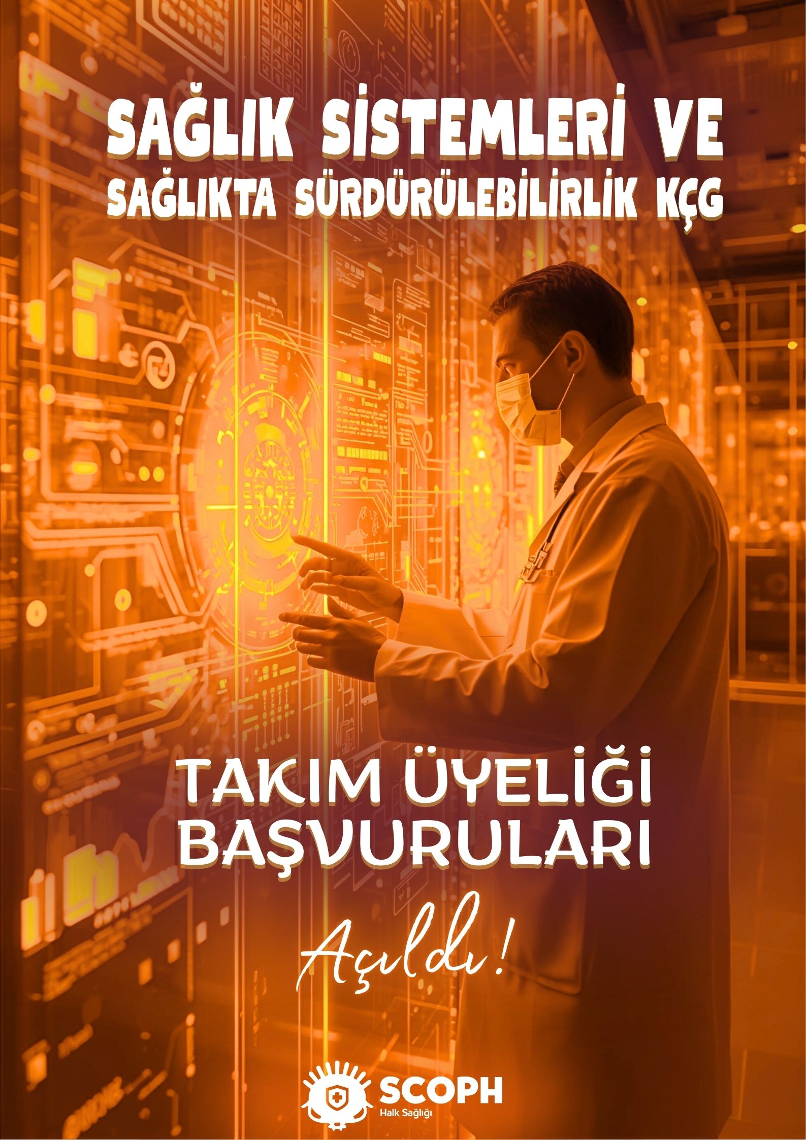 Değerli Türk Tıp Öğrencileri Birliği Gönüllüleri, Sağlık Sistemleri ve Sağlıkta Sürdürülebilirlik Küçük Çalışma Grubu Takım Üyeliği başvurularının açıldığını sizlerle paylaşmaktan büyük bir mutluluk duyuyoruz! Bu KÇG, sağlık sistemlerinin etkinliği ve sürdürülebilirliği üzerine çalışmalar yürüterek, tıp öğrencilerini sağlık politikaları konusunda bilinçlendirmeyi ve geleceğin sağlık profesyonellerini bu alanda donanımlı hale getirmeyi amaçlamaktadır. Dünyada uygulanan çeşitli sağlık sistemleri ve bu sistemlerin sürdürülebilirliğini etkileyen tüm bileşenler; birinci basamak hizmetlerin güçlendirilmesi, ilaç ve medikal malzemelere erişim, sağlık okuryazarlığı, evrensel sağlık kapsayıcılığı gibi başlıklar öncelikli çalışma alanlarımız arasında yer almaktadır. Takımımız; webinar serileri, sağlık politikası simülasyonları, saha etkinlikleri, anketler ve sağlık okuryazarlığı eğitimleri gibi çok yönlü faaliyetleri planlayarak yürütür. Ayrıca düzenli bülten yayınları, raporlar ve PR çalışmalarıyla hem gönüllülerimizin bilgi düzeyini artırmayı hem de Türk Tıp Öğrencileri Birliği’nin sağlık politikaları alanındaki sürdürülebilirliğini ve görünürlüğünü güçlendirmeyi hedefler. Üretilen çıktıların gönüllüler ve ilgili kurumlarla paylaşılması sayesinde, halk sağlığının politika yazmadaki gücü bir kez daha ortaya konacaktır. Sağlık Sistemleri ve Sağlıkta Sürdürülebilirlik KÇG hakkında daha detaylı bilgilerin yer aldığı öneri formuna buradan ulaşabilirsiniz. (Açık Bağlantı: https://drive.google.com/file/d/1ymEpmxFuietVZ93bDrph_dUzrTOl1Giv/view) Sağlık sistemlerinin işleyişini yakından tanımak, sürdürülebilir sağlık uygulamaları konusunda bilgi sahibi olmak ve politika geliştirme süreçlerine katkı sunmak istersen, başvurunu sabırsızlıkla bekliyoruz! Koordinatör: Sıla Kalaycı Koruyucu Hekimlik Aşkıyla, 2025–2026 Dönemi Ulusal Halk Sağlığı Takımı